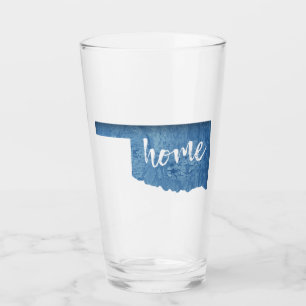 Oklahoma Home Wood Grain Glass