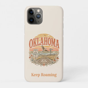 Oklahoma Keep Roaming Route 66 Tech iPhone 11 Pro Case