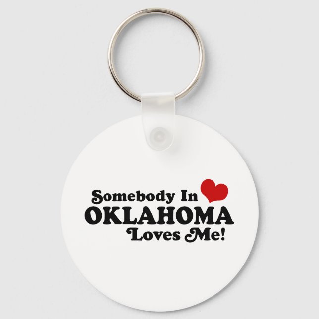 Oklahoma Key Ring (Front)