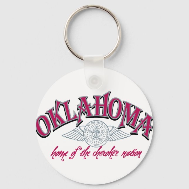 Oklahoma Key Ring (Front)