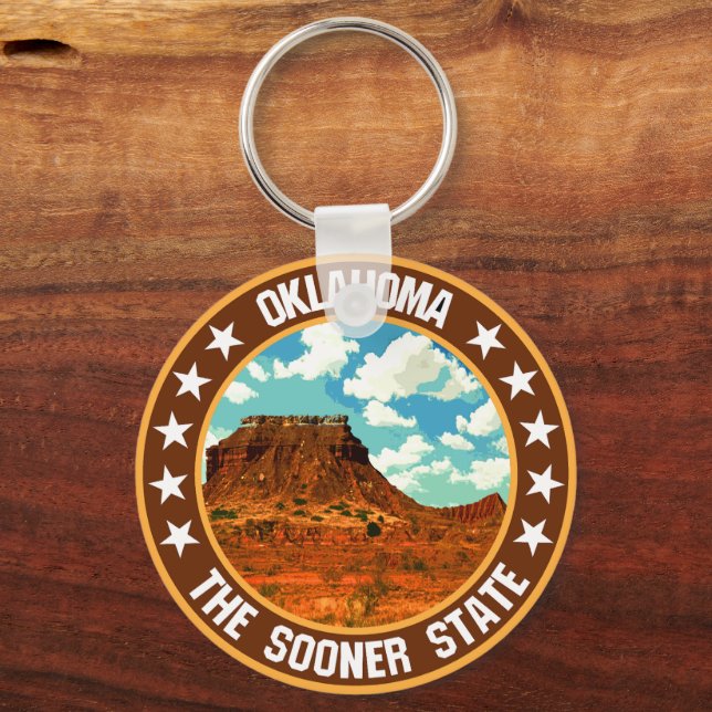 Oklahoma                                           key ring (Front)