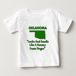 Oklahoma - Looks and Smells Like a Foam Finger Baby T-Shirt