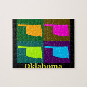Oklahoma Map Jigsaw Puzzle