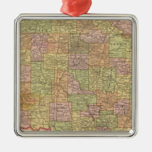 Oklahoma Metal Tree Decoration