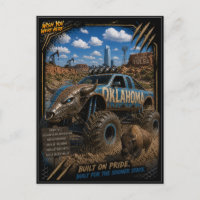 Oklahoma Monster Truck Off Road Art