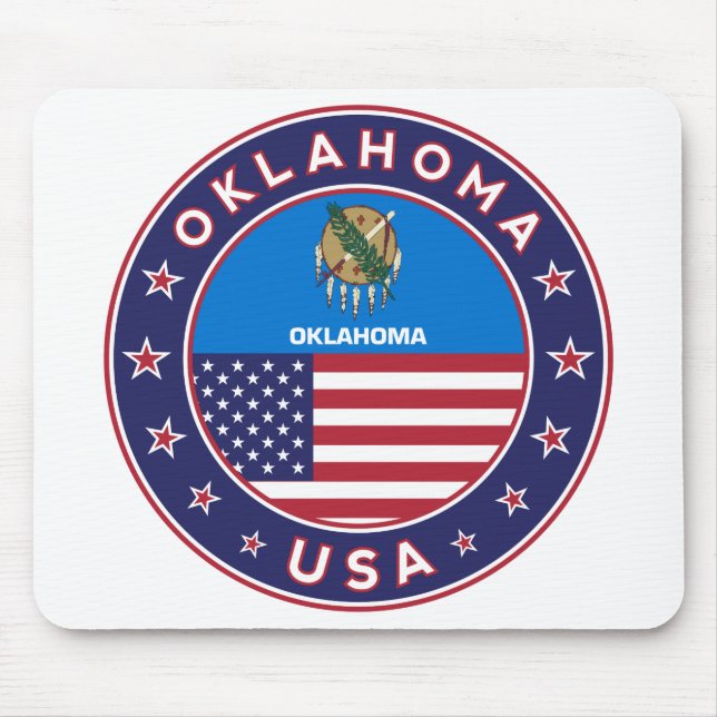 Oklahoma Mouse Mat (Front)
