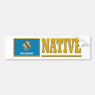 Oklahoma Native Bumper Sticker