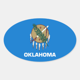 Oklahoma Oval Sticker