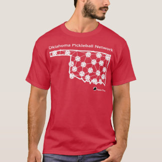 Oklahoma Pickleball Network Map T-Shirt