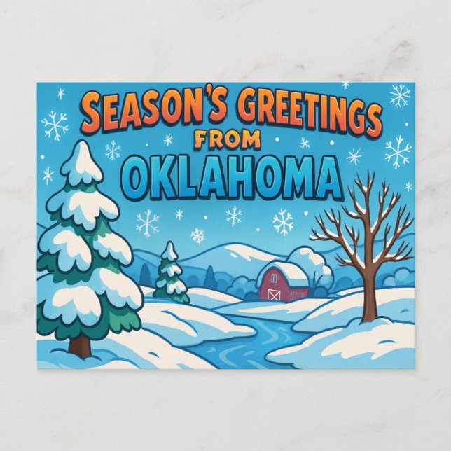 OKLAHOMA Postcard (Front)