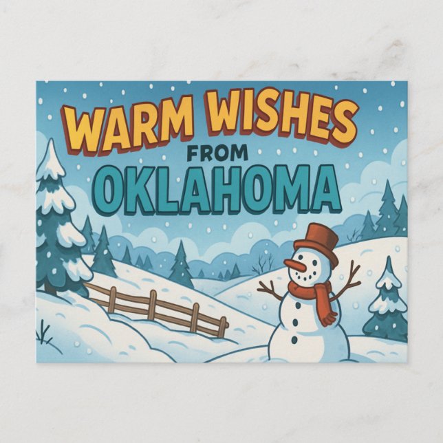 OKLAHOMA Postcard (Front)