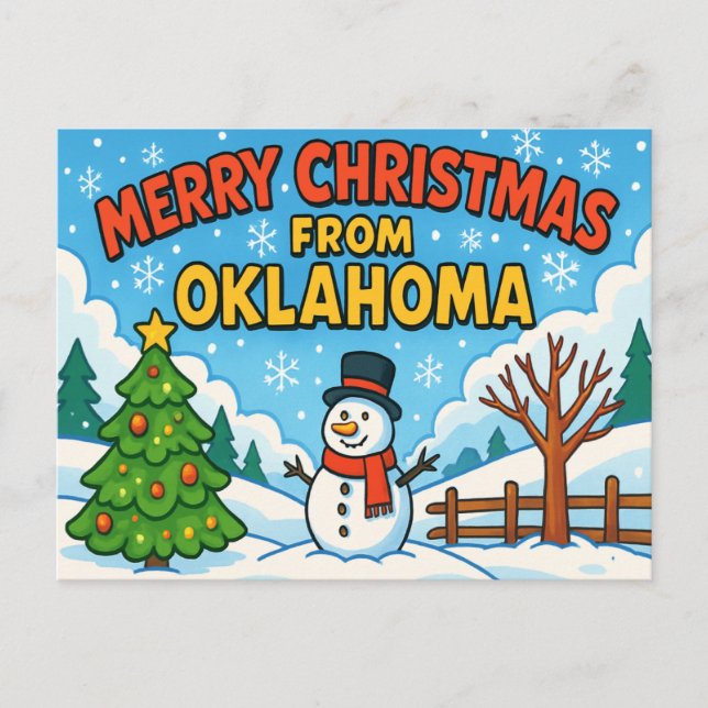 OKLAHOMA Postcard (Front)