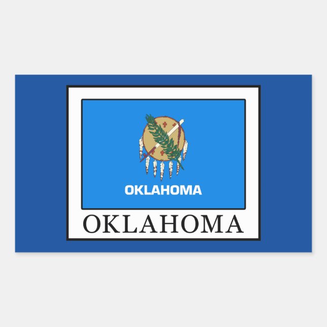 Oklahoma Rectangular Sticker (Front)