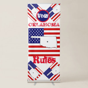 OKLAHOMA RETRACTABLE BANNER