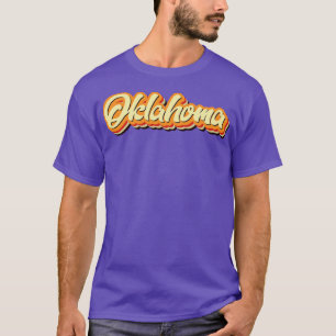 Oklahoma Retro Typography T-Shirt