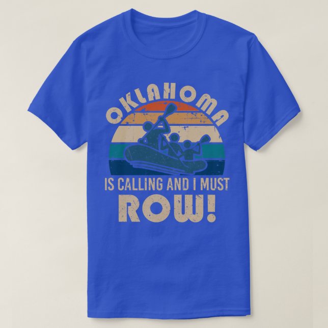 Oklahoma river rafting  T-Shirt (Design Front)