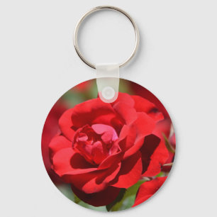 Oklahoma Rose Key Ring
