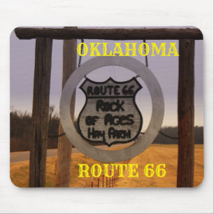 Oklahoma Route 66 Mouse Pad
