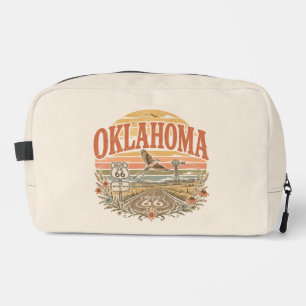 Oklahoma Route 66 Prairie Travel Kit Dopp Kit