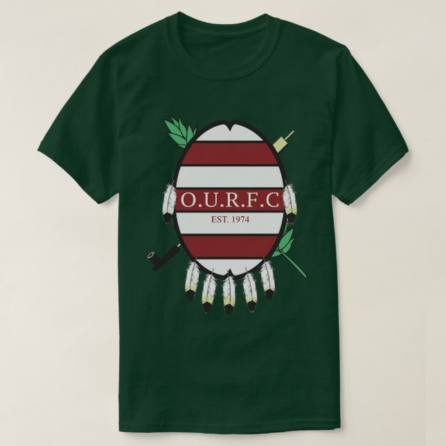 Oklahoma Rugby OURFC T-Shirt (Design Front)