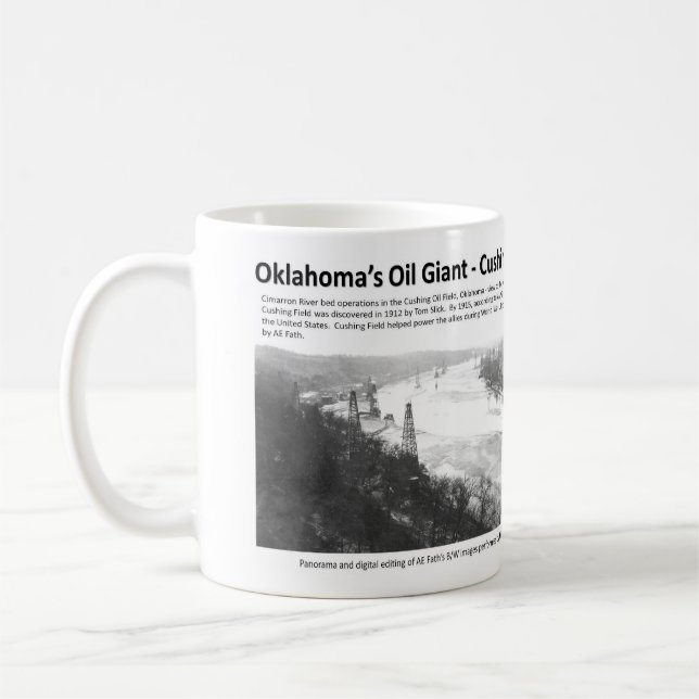 Oklahoma’s Oil Giant - Cushing Field Coffee Mug (Left)