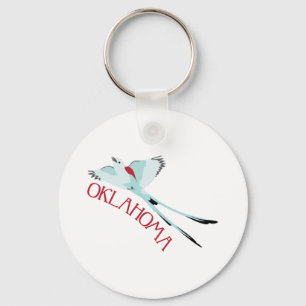 Oklahoma Scissortail Key Ring
