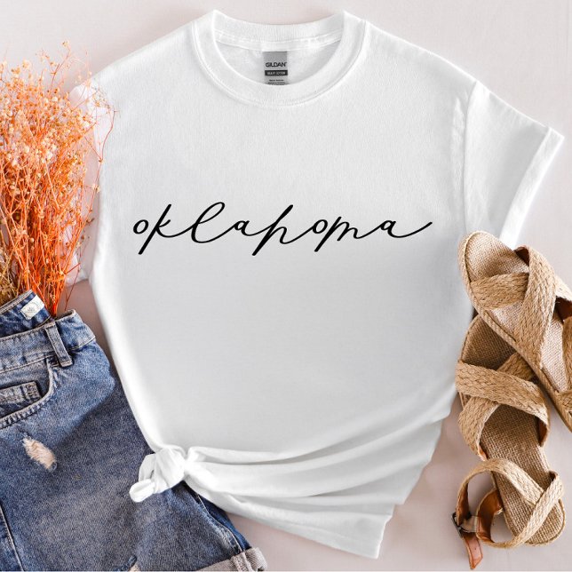 Oklahoma Script State Women’s T-Shirt (Creator Uploaded)