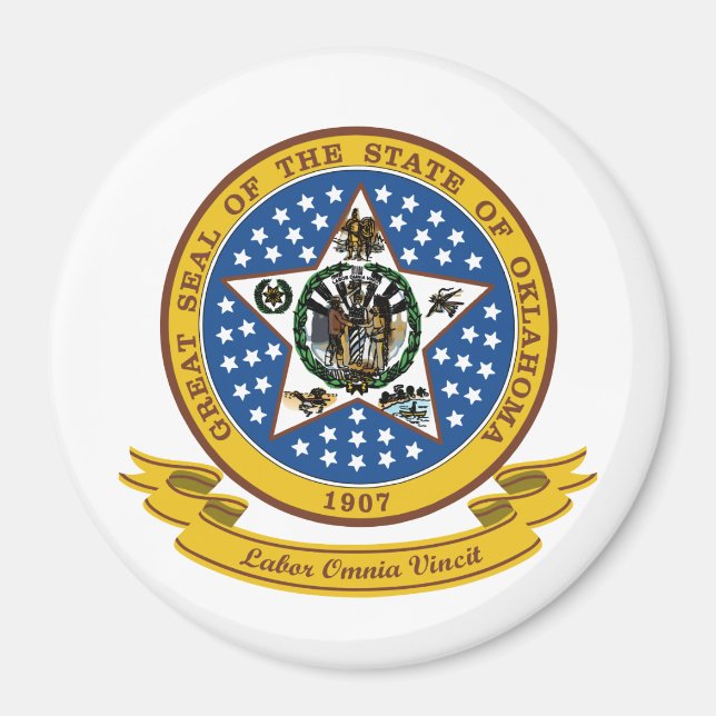 Oklahoma Seal Magnet (Front)
