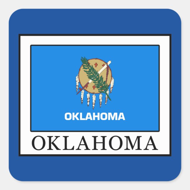 Oklahoma Square Sticker (Front)
