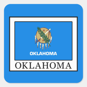 Oklahoma Square Sticker