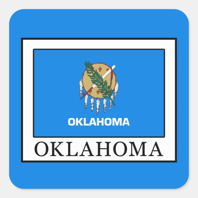 Oklahoma Square Sticker (Front)
