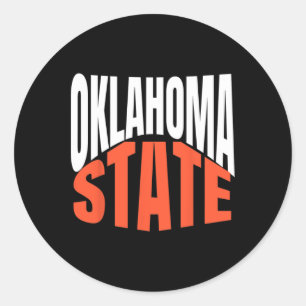 Oklahoma State Classic Round Sticker