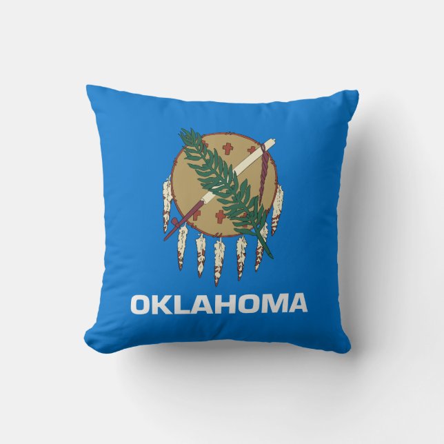 Oklahoma State Flag Cushion (Front)