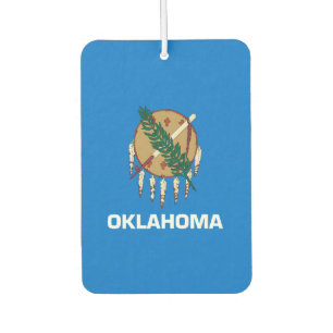 Oklahoma State Flag Design Car Air Freshener