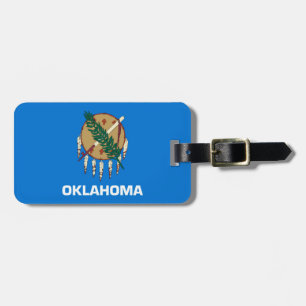 Oklahoma State Flag Design Luggage Tag