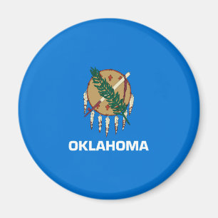 Oklahoma State Flag Design Magnet