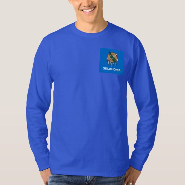 Oklahoma State Flag Design T-Shirt (Front)