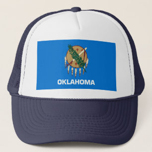 Oklahoma State Flag Design Trucker Hat
