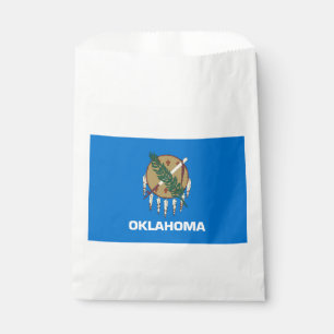 Oklahoma State Flag Favour Bags