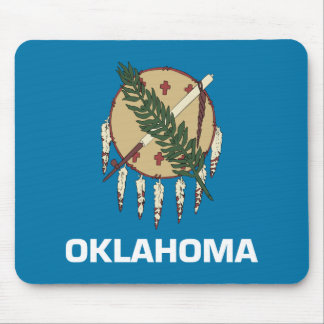 Oklahoma State Flag Mouse Mat