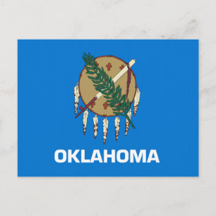 Oklahoma State Flag Postcard