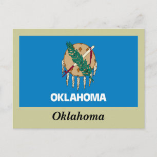 Oklahoma State Flag Postcard