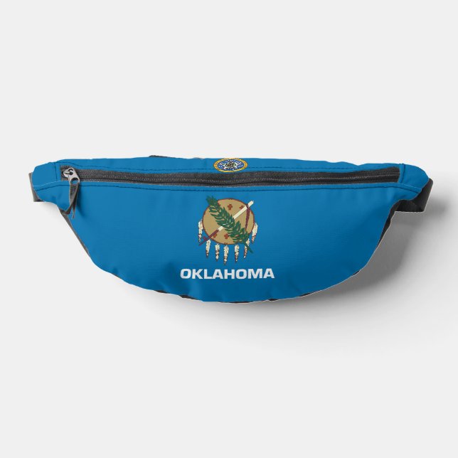 Oklahoma State flag-Seal Bum Bags (Lay Down)