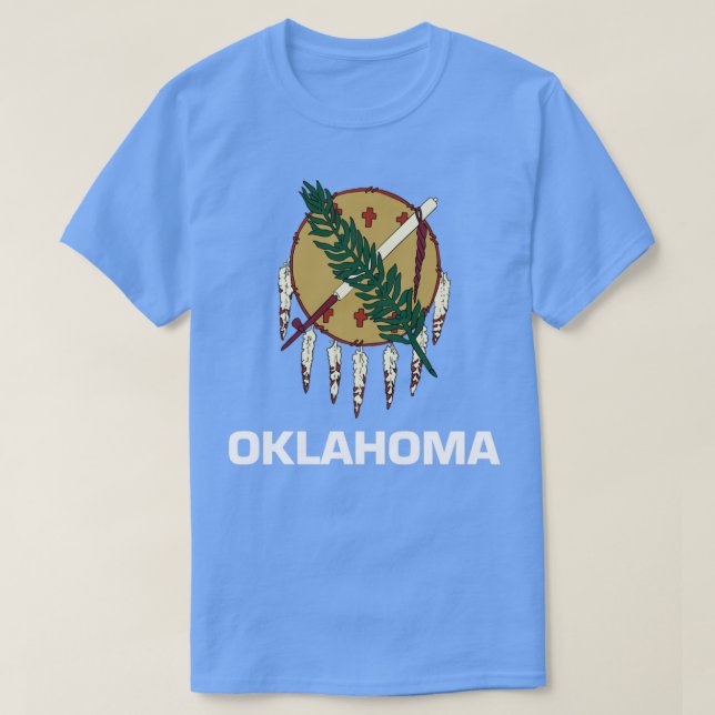 Oklahoma State Flag T-Shirt (Design Front)