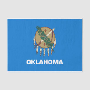 Oklahoma State Flag Tissue Paper