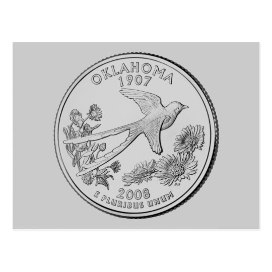 Oklahoma State Quarter Postcard