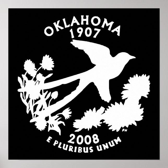 Oklahoma State Quarter Poster (Front)