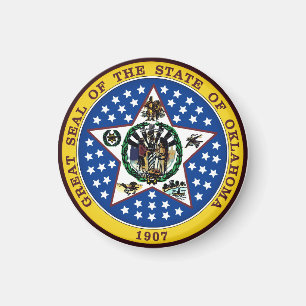 Oklahoma State Seal Magnet