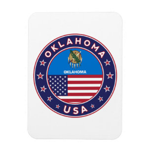 Oklahoma sticker, phone case magnet