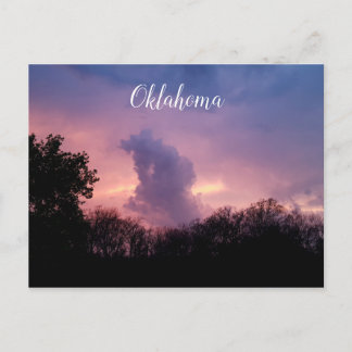Oklahoma Stormy Skies  Postcard